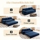 preview thumbnail 79 of 82, 66" Queen Pull Out Sofa Bed, 3-in-1 Convertible Sleeper Sofa with Side Storage