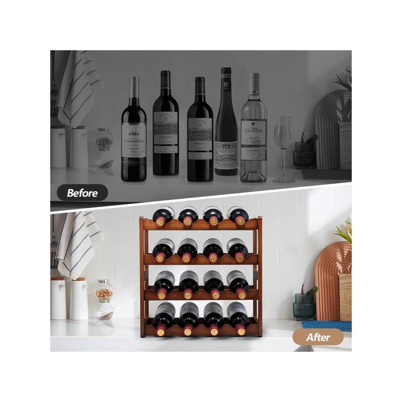 Sturdy and Durable Countertop Wine Storage Cabinet Shelf
