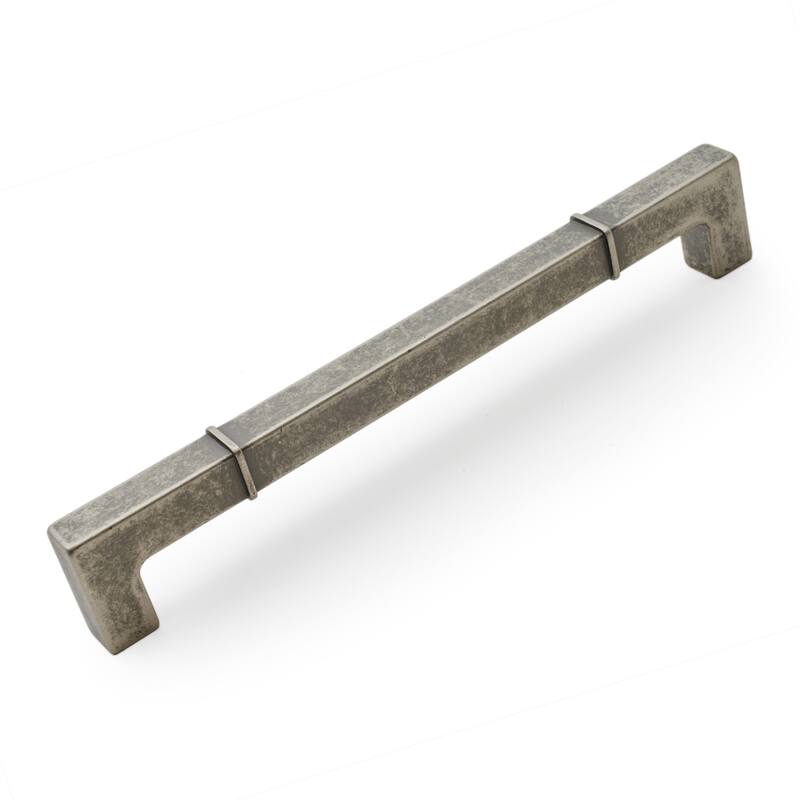 RK International Newbury 8 Inch Center to Center Handle Cabinet Pull - Weathered Nickel