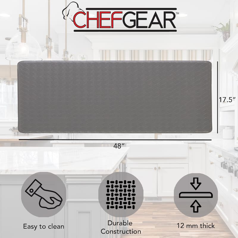 Chef Gear Playa Basketweave Anti-Fatigue Kitchen Wellness Mats