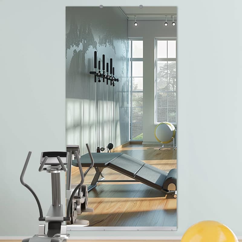 Wall Mirror Home Gym Mirror Dance Studio Mirror Tempered Glass Mirror