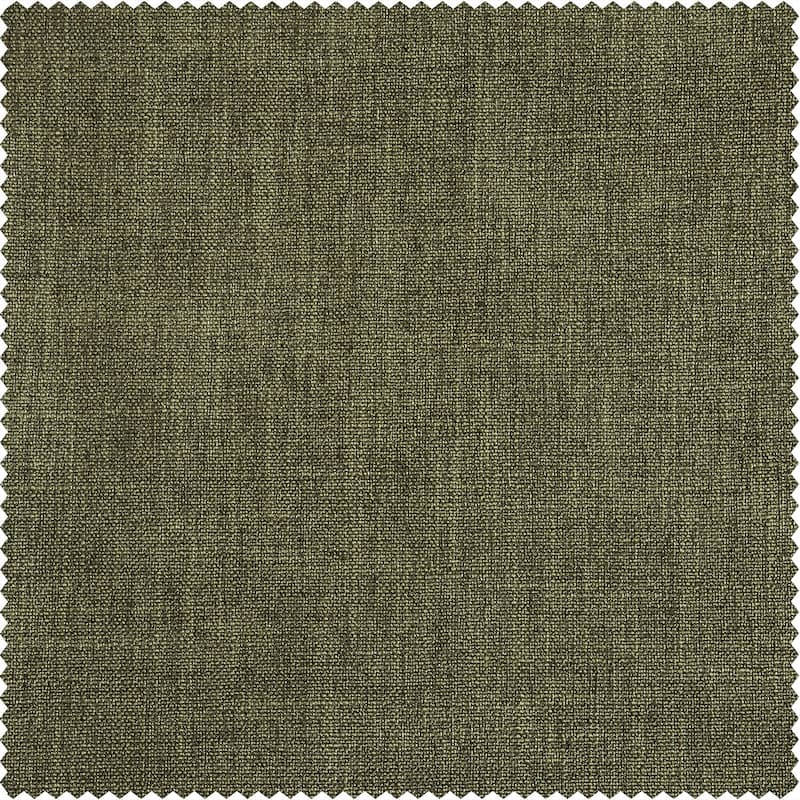 Exclusive Fabrics Basic Faux Linen Curtain Pair - 2 Panels - Light Filtering Window Curtains