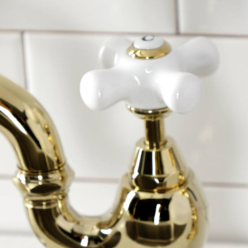 Kingston Brass KS775.PXBS English Country 1.8 GPM Bridge Kitchen