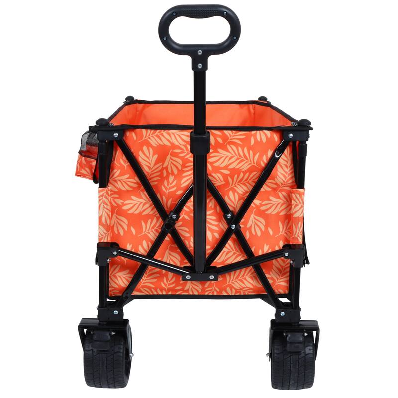 480lb Heavy Duty Wagon w/ Picnic Mat, Brakes & Holders, All-Terrain