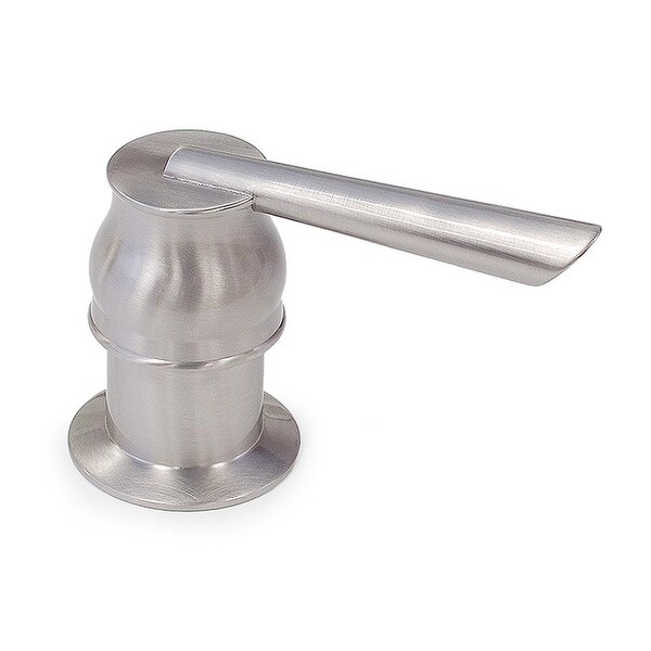 Brushed nickel soap dispenser on sale