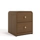 preview thumbnail 36 of 37, Storkcraft Next Santos 2-Drawer Nightstand Hazelnut