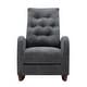 preview thumbnail 13 of 39, Baby Room High Back Rocking Chair Nursery Chair , Comfortable Rocker Fabric Padded Seat ,Modern High Back Armchair