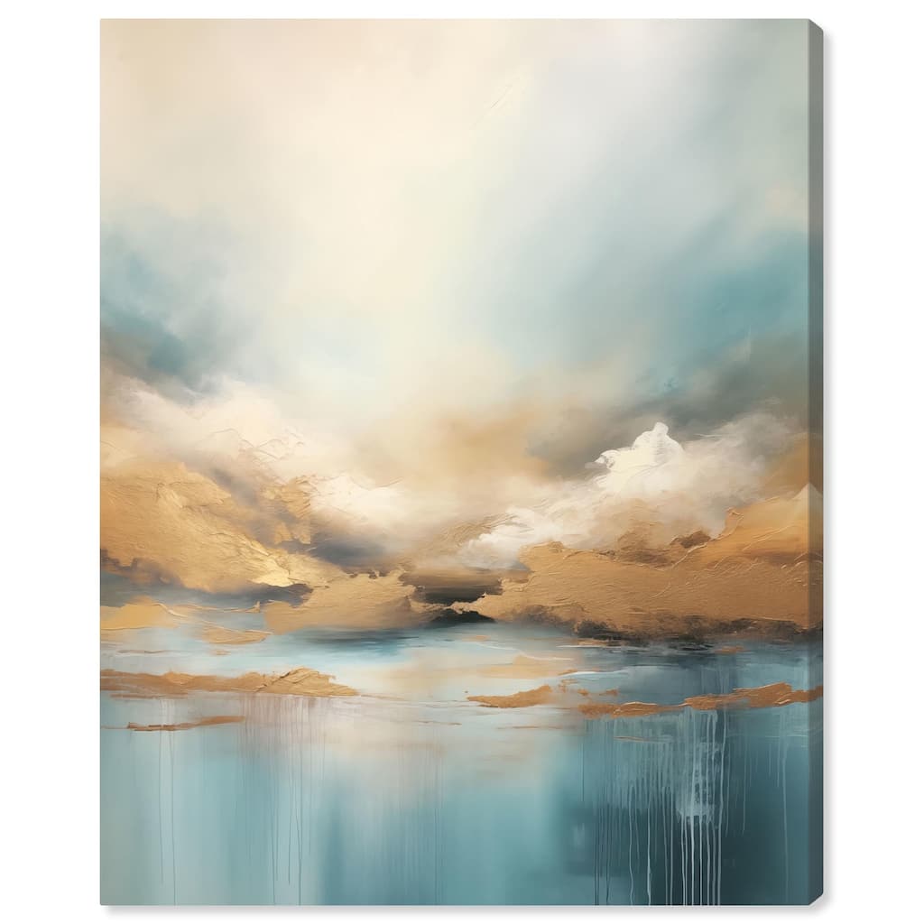 Cloudscape in Gold I Canvas by Art Remedy, Gallery Wrapped