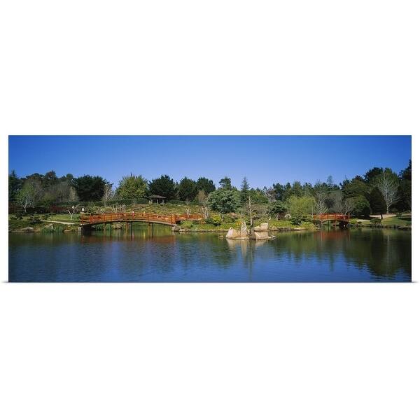 Shop Reflection Of Trees And Bridges In Water Japanese Gardens In Toowoomba City Queensland Australia Multi Free Shipping On Orders Over 45 Overstock 16886170