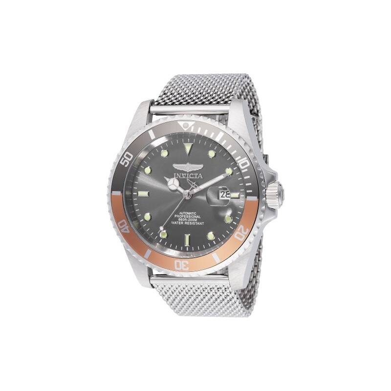 Invicta Men's 48631 Pro Diver Automatic 3 Hand Grey Dial Watch