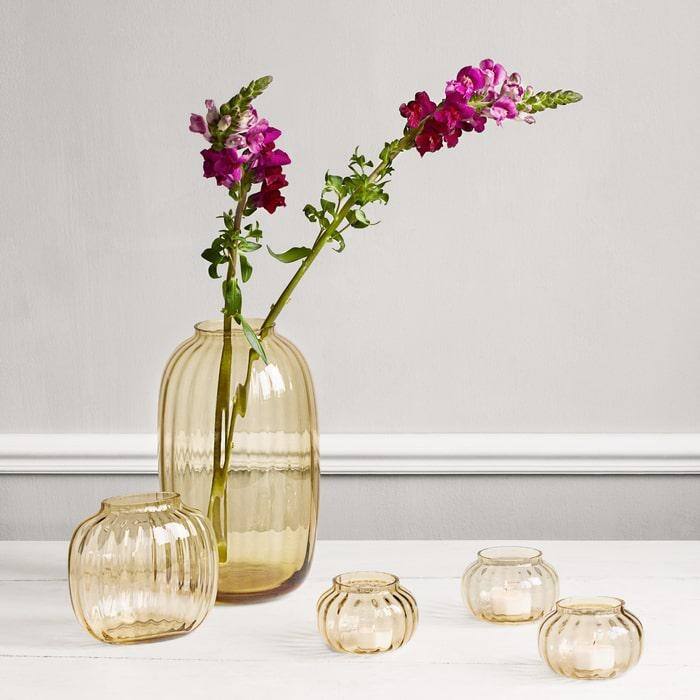 Holmegaard Primula Vase, Clear - 10"