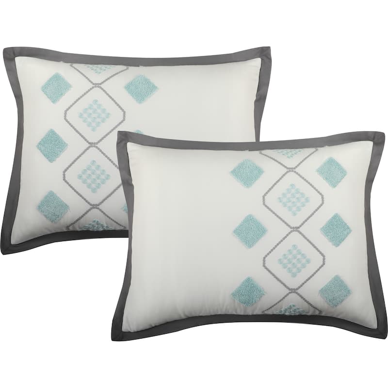 Nanshing Clarisa 7 Piece Terry Embroidery Comforter Set