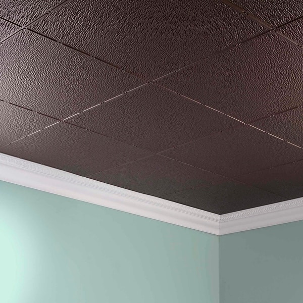 Shop Acp G56 Fasade 48 X 24 Vinyl Glue Down Ceiling Tile