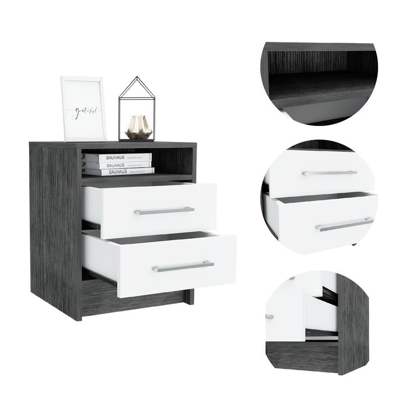 Nightstand with Two Drawers
