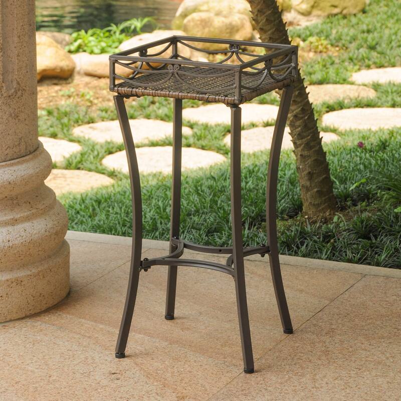 Valencia Resin Wicker Plant Stand