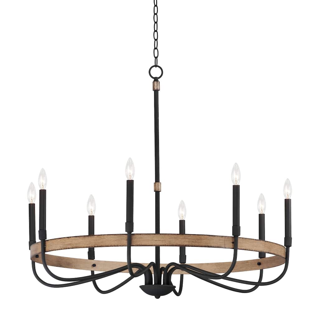 Maxim 14448 Franklin 8 Light 36" Wide Taper Candle Chandelier