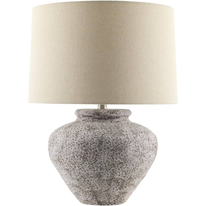 Livabliss Tiggie Traditional Accent Table Lamp - 24"H x 16"W x 16"D - Gray