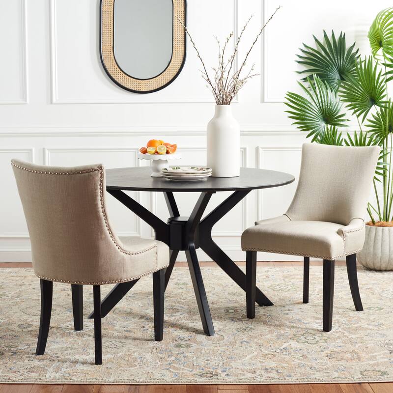 SAFAVIEH Lester Dining Chair (Set of 2) - 24"W x 25"D x 39"H