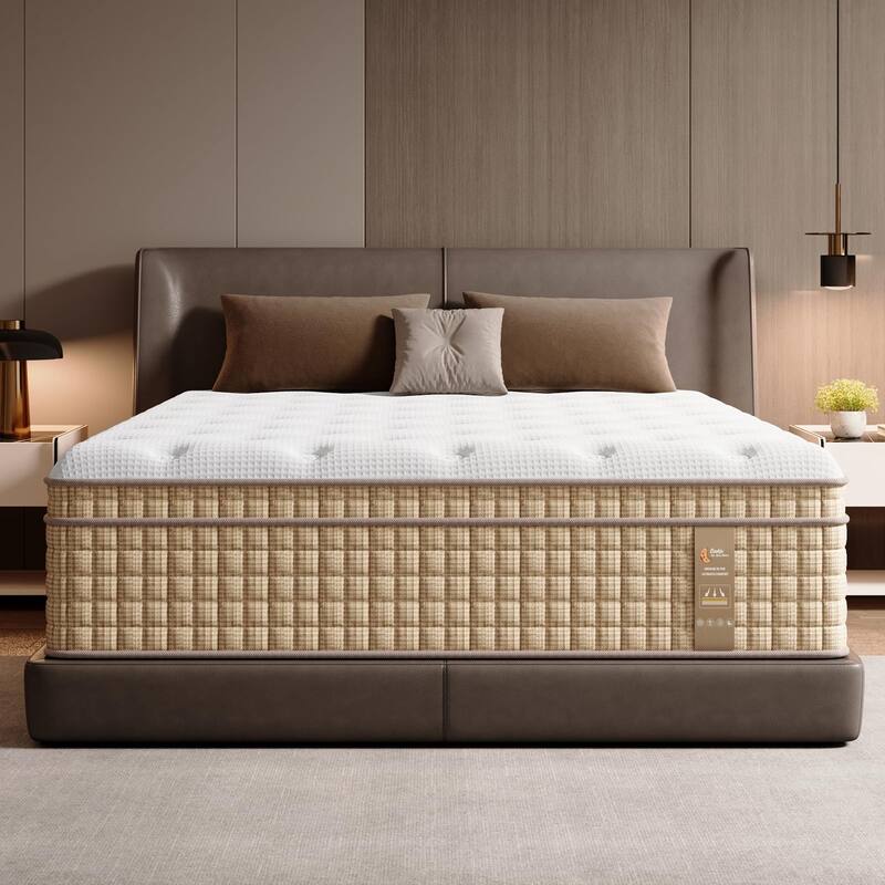 GDFStudio Xavion 14" Gel Memory Foam Hybrid Mattress with Pocket Springs and Cooling Comfort