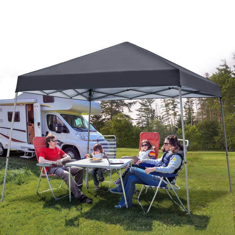 ABCCANOPY Portable Pop Up Canopy Tent Beach Canopy with Large Base - 10x10ft