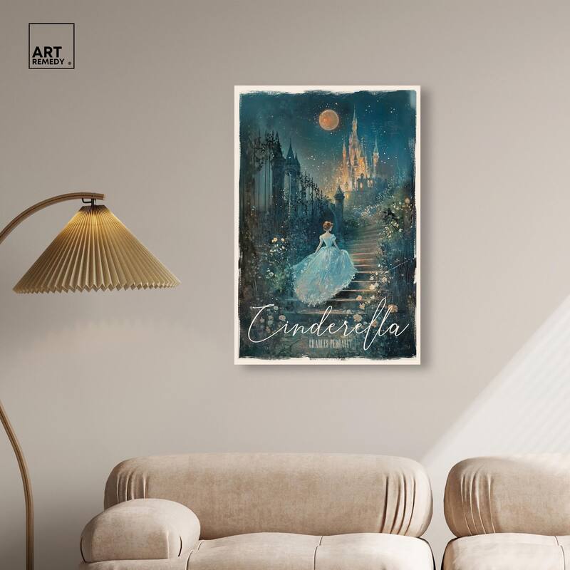 Classic Cinderella Canvas by Art Remedy, Gallery Wrapped