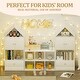 preview thumbnail 23 of 56, MVersatile Kids Bookshelf House Shape Toy Organizer for Bedroom Playroom