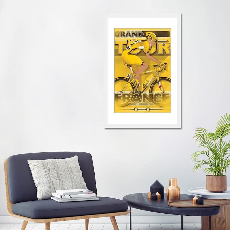 iCanvas "Tour De France Cycling Race" by WyattDesign
