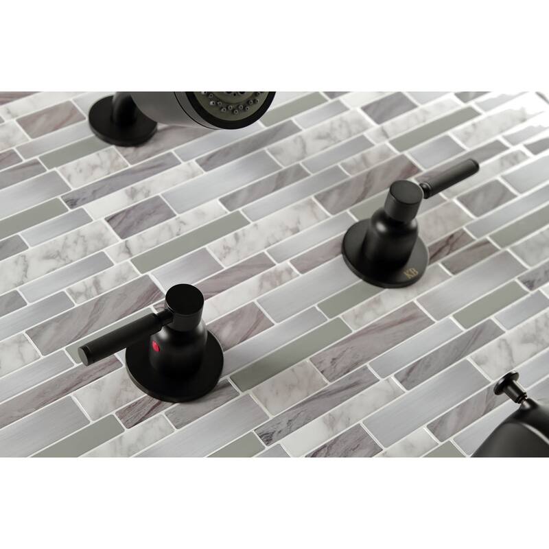 Kingston Brass Kaiser Tub and Shower Trim Package with 1.8 GPM Multi