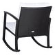 preview thumbnail 57 of 57, SAFAVIEH Daire Outdoor Rocking Chair - 26" W x 31" D x 32" H