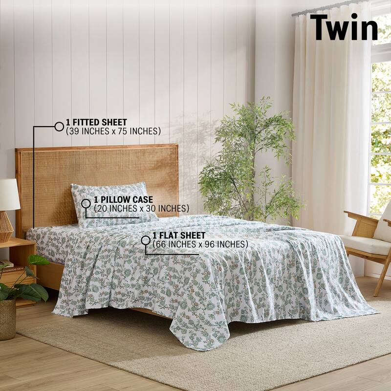 HLC.ME Floral Printed Ultra Soft Bed Sheets Set