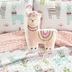 preview thumbnail 14 of 18, Lush Decor Southwest Llama Cactus Reversible Print Quilt Set