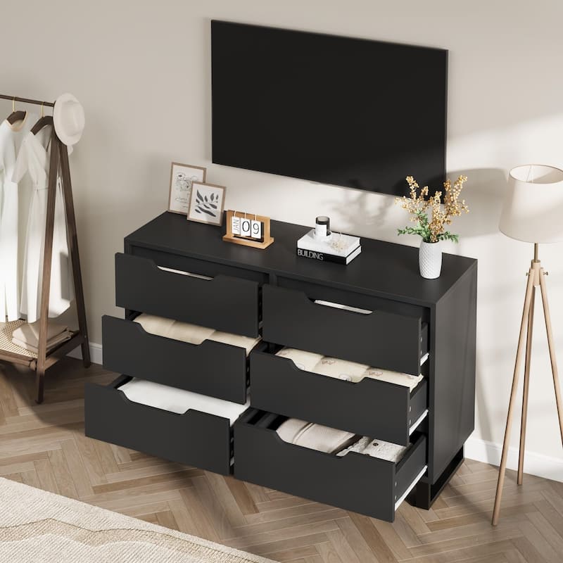 6 Dresser for Bedroom, 47.2" Wide Dresser