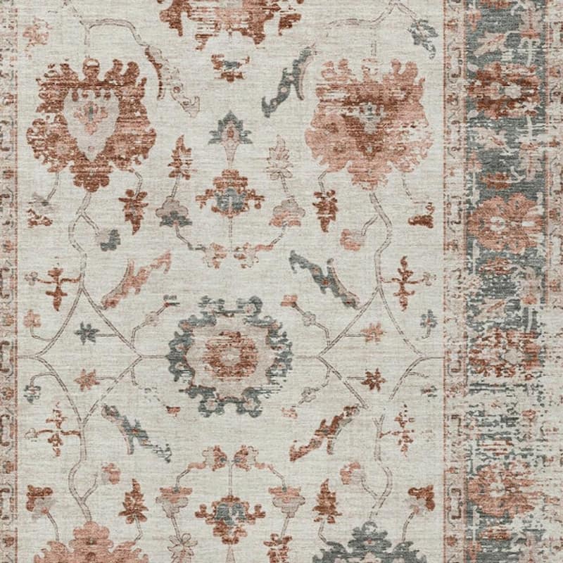 HomeRoots Floral Traditional Rectangle Outdoor Rug