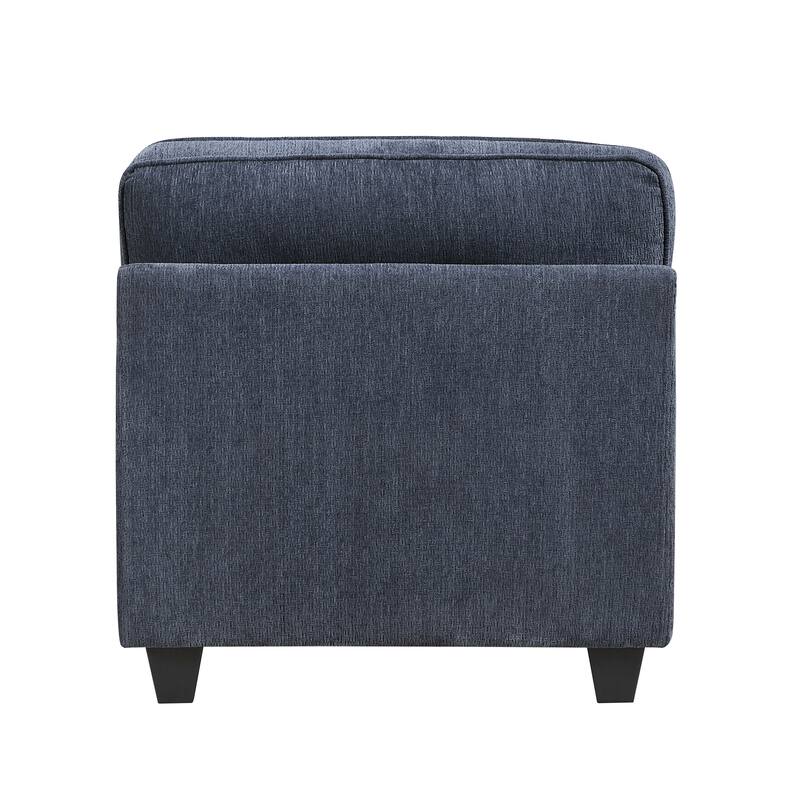 Garrison 39.5" Chenille Accent Chair - Removable Cushion Covers