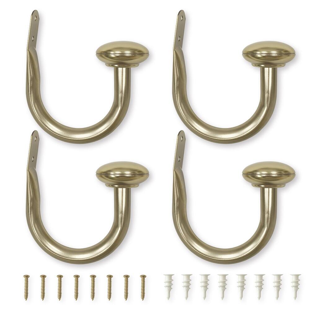 Lumi 3/4 in. Dia. Curtain Holdback (2-Pack / 4-Pack)