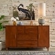preview thumbnail 14 of 13, Lifestorey Ana Mid-Century Buffet/Sideboard Oak