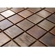 preview thumbnail 2 of 0, Eden Mosaic Tile: Small Square Antique Copper Tile 11.8x11.8 (11 tiles/10.63 Sqft)