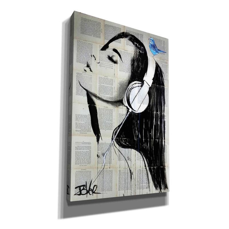 Epic Graffiti 'Big Audio' by Loui Jover, Canvas Wall Art