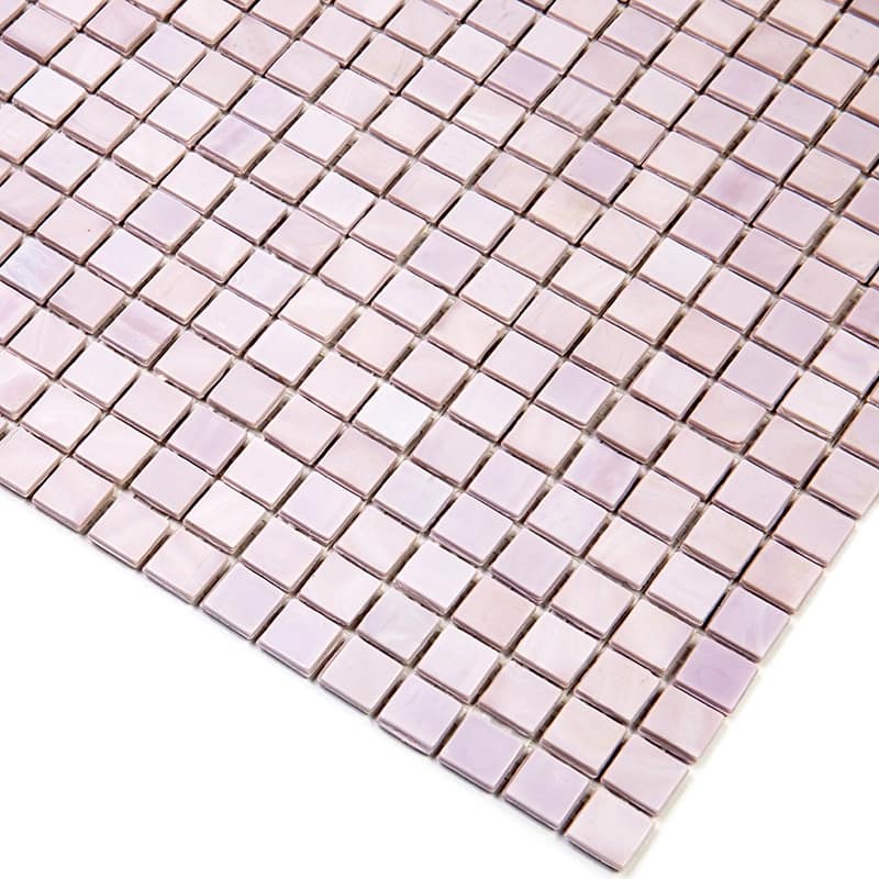 Apollo tile 12" x 12" Skosh Glossy Lavander Glass Tile (18.69 sq ft/case) - 20 Pack