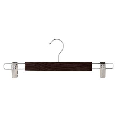 2 Pack Mahogany Skirt/Pant Hangers - 13.78" x 0.47" x 5.12"