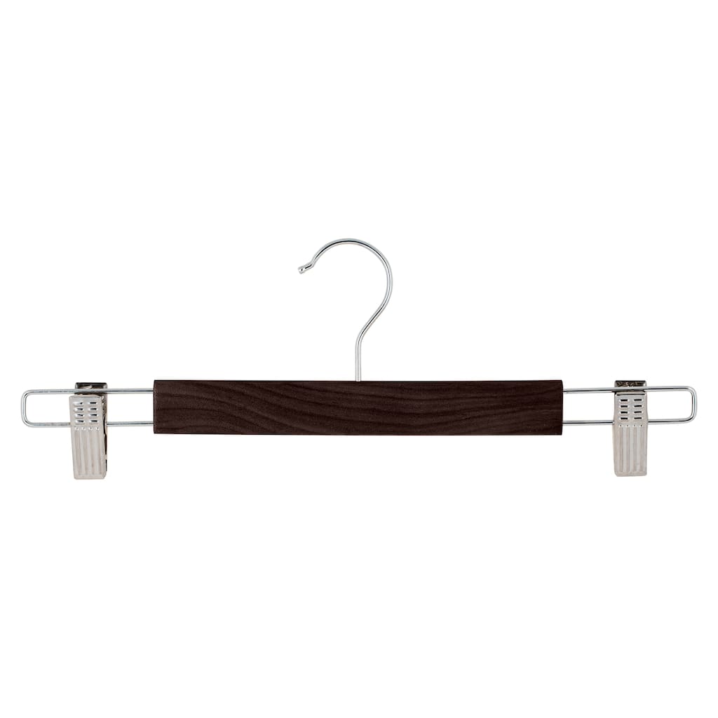 2 Pack Mahogany Skirt/Pant Hangers - 13.78" x 0.47" x 5.12"