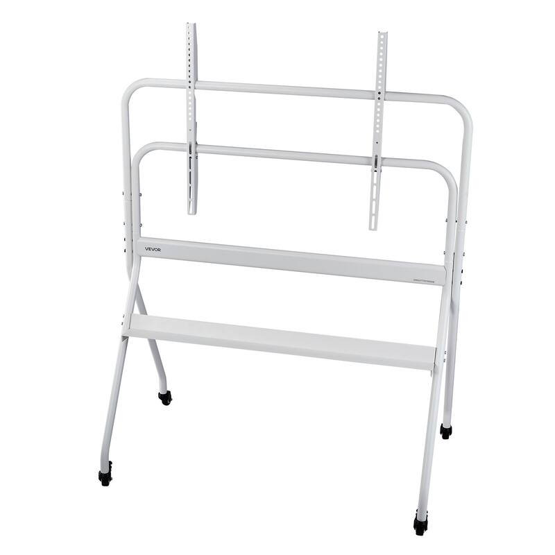 Rolling TV Stand with Wheels for 35-100 Inch LED LCD OLED TVs Portable Cart - 44.49 x 25.00 x 59.84 in