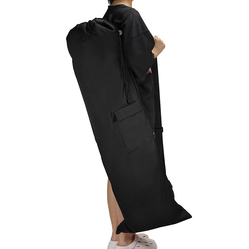 48" Foldable Camp Chair Replacement Bag Oxford Large Mouth Carry Bag - Black