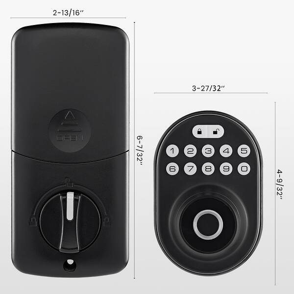 Smart Lock with Fingerprint and Hidden Keypad - Bed Bath & Beyond ...