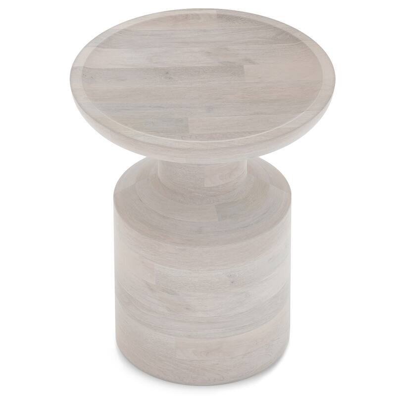WYNDENHALL Norbury 16 inch Wide Solid Mango Boho Accent Table & Assembled