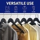 preview thumbnail 7 of 27, Wooden Clothes Hangers – with 360 Degree Swivel Hook and Non-Slip Shoulder Notch, Holds Up to 10 lbs