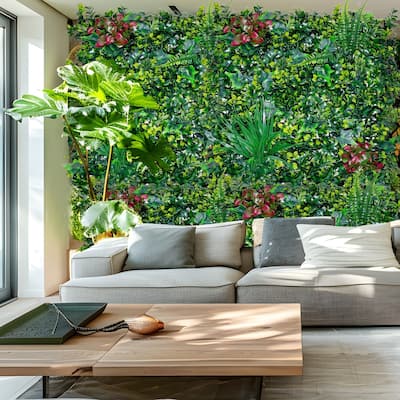 (20pcs)Boxwood Panels, Grass Wall 20"x20", Plant Wall