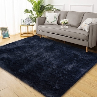 Fluffy Area Rug Extra Large Plush Shaggy Rugs for Living Room - Bed ...