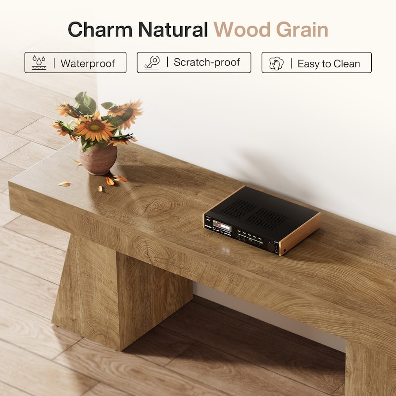 63" TV Stand for TVs up to 75 Inch, Modern Large Media Console with Sturdy Base