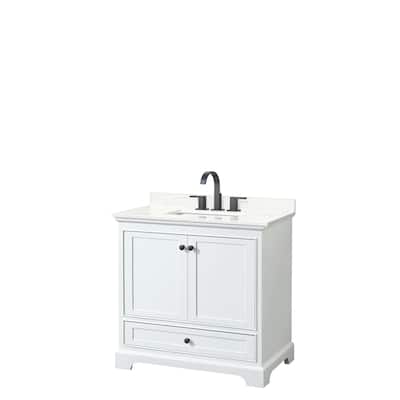 Deborah 36-inch Single Vanity, Quartz Top